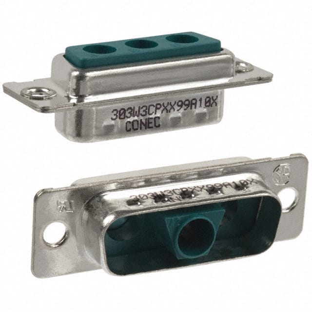 303W3CPXX99A10X Conec  Alloggiamenti per connettori D-Sub a forma di D